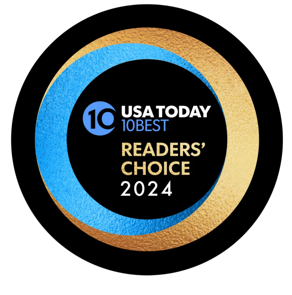USA Today 10Best Readers' Choice 2024 badge
